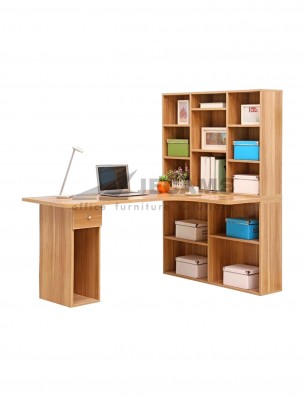 computer table with bookshelf DWB-01237