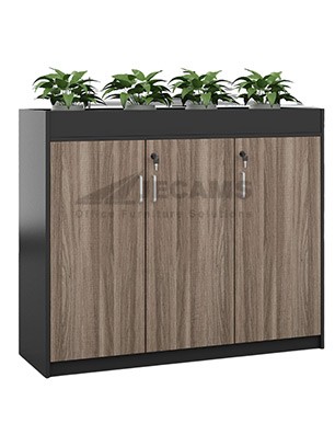 office cabinet with plant box