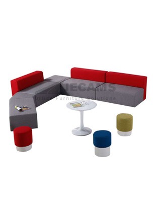 Leatherette Office Modular Seating