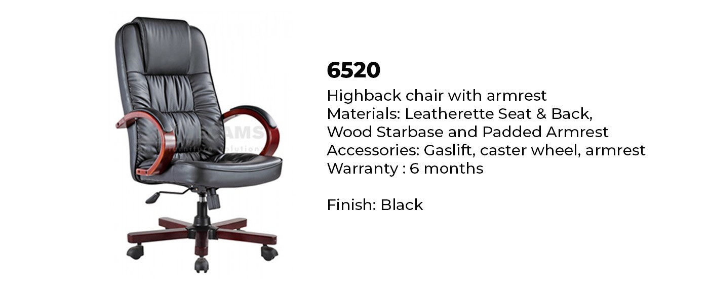 executive black office chair