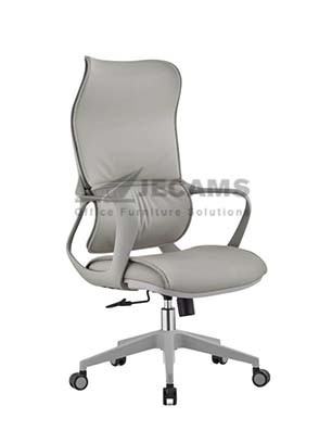 Gray High Back Chair