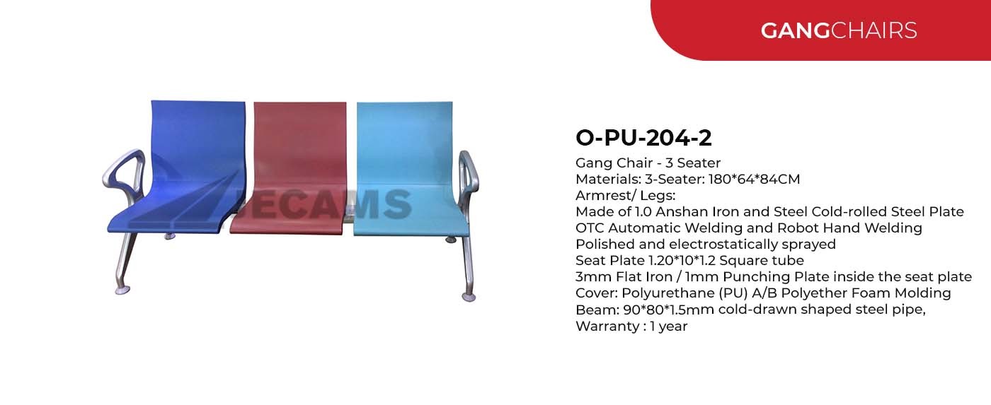 best quality gang chair