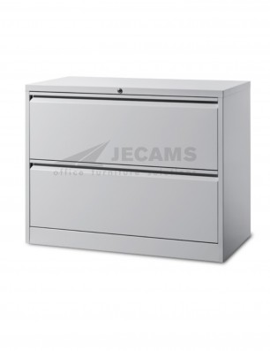 2 drawers vertical steel lockable filing cabinet
