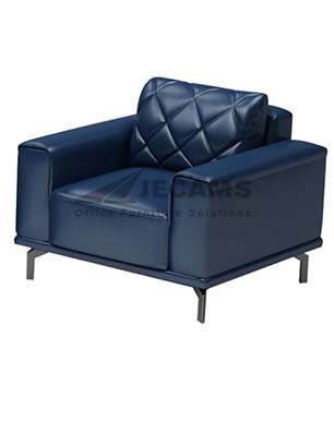 Blue Single Lounge Chair Indoor