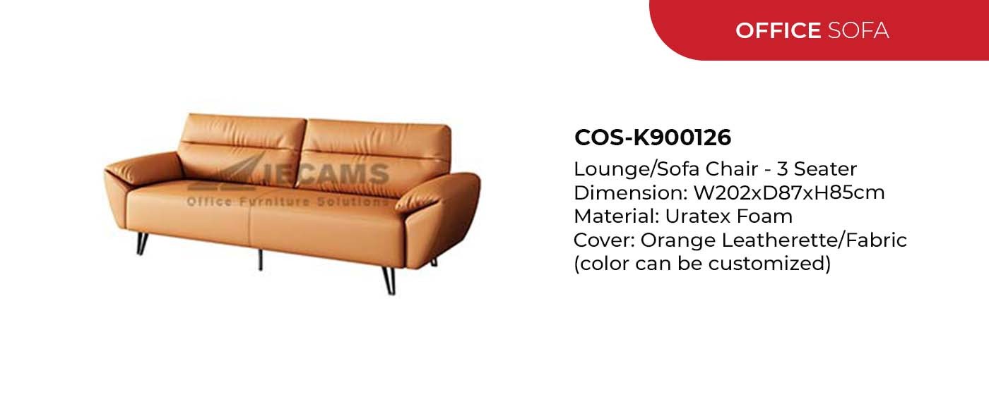 orange sofa