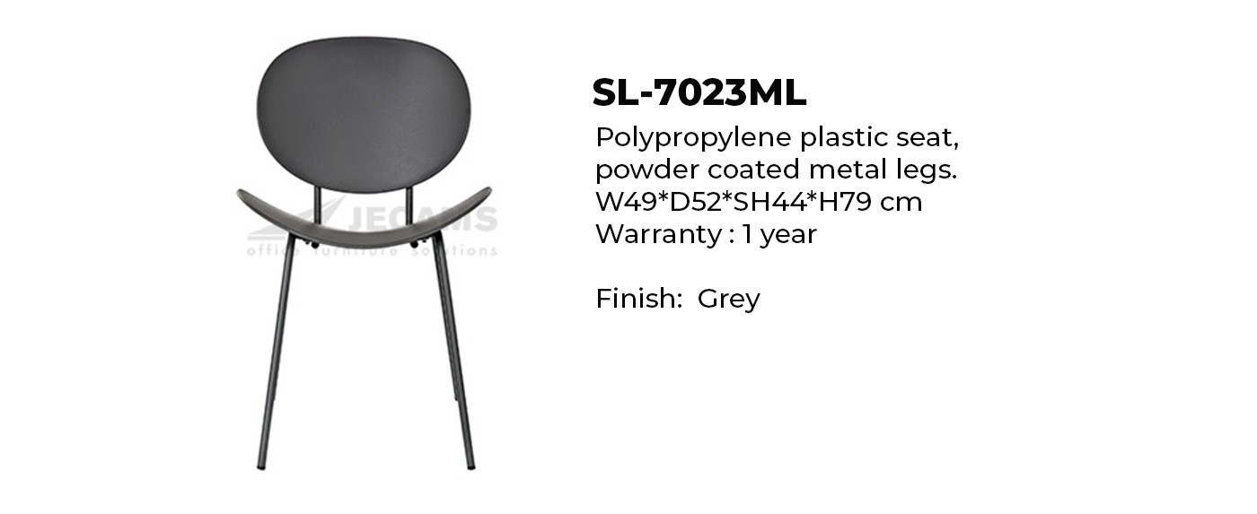 curved seat plastic chair