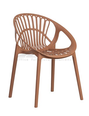 Brown PP Plastic Chair