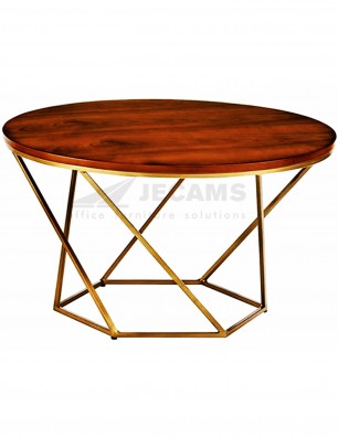 wooden center table design INDP-10017