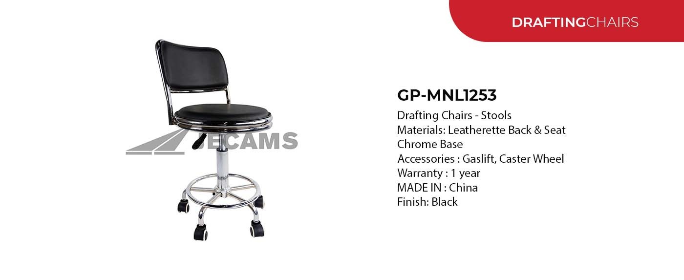 black classic barstool