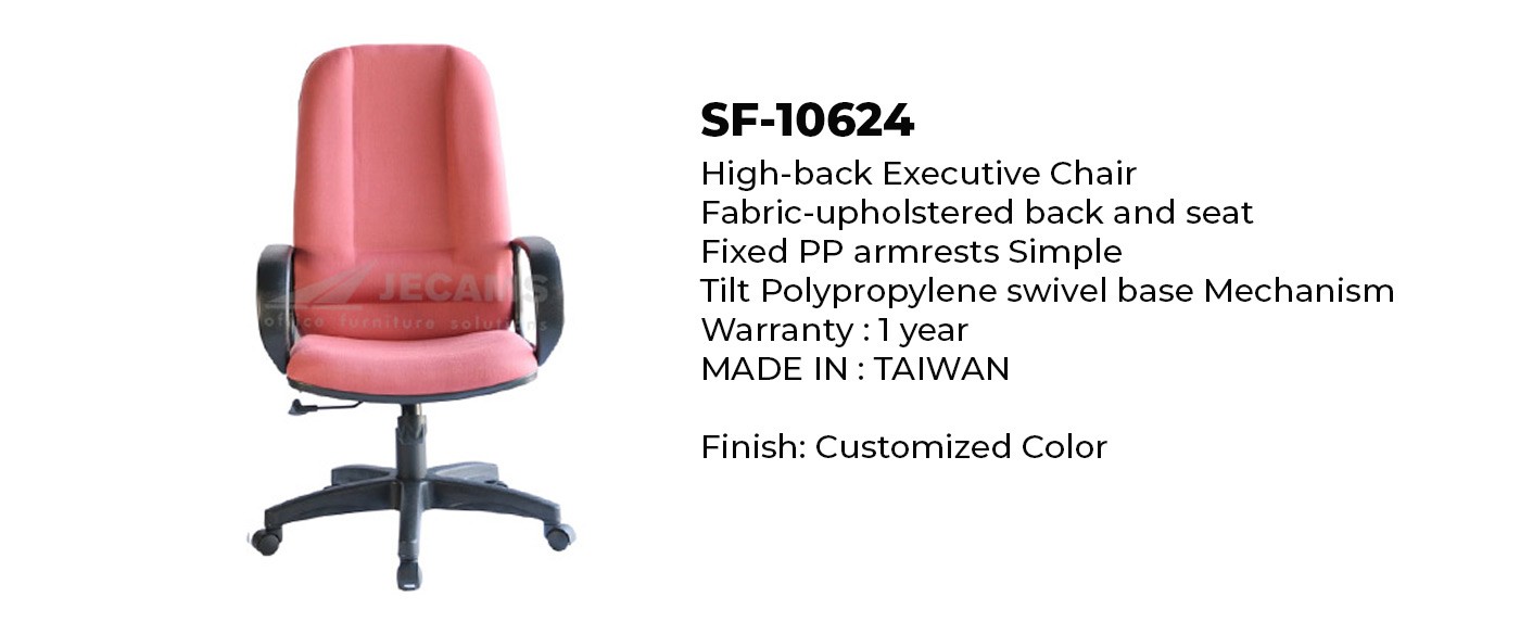 upholstered executive office chair