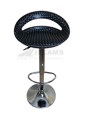 black bar stool