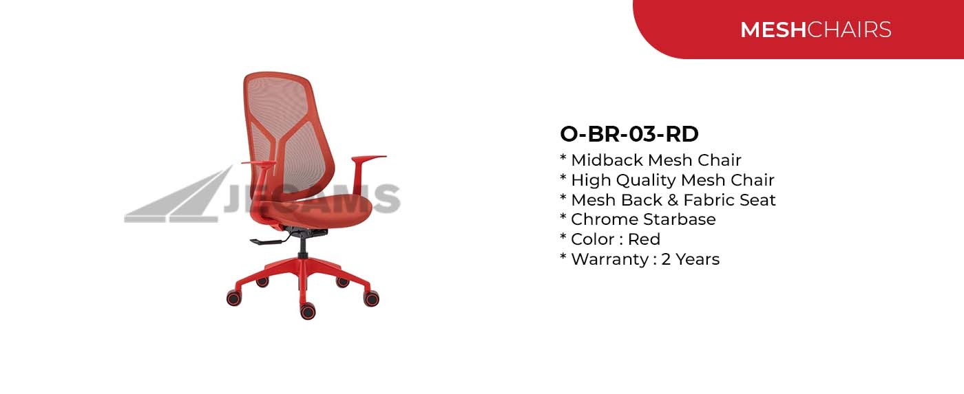 Red Mesh Office Chair