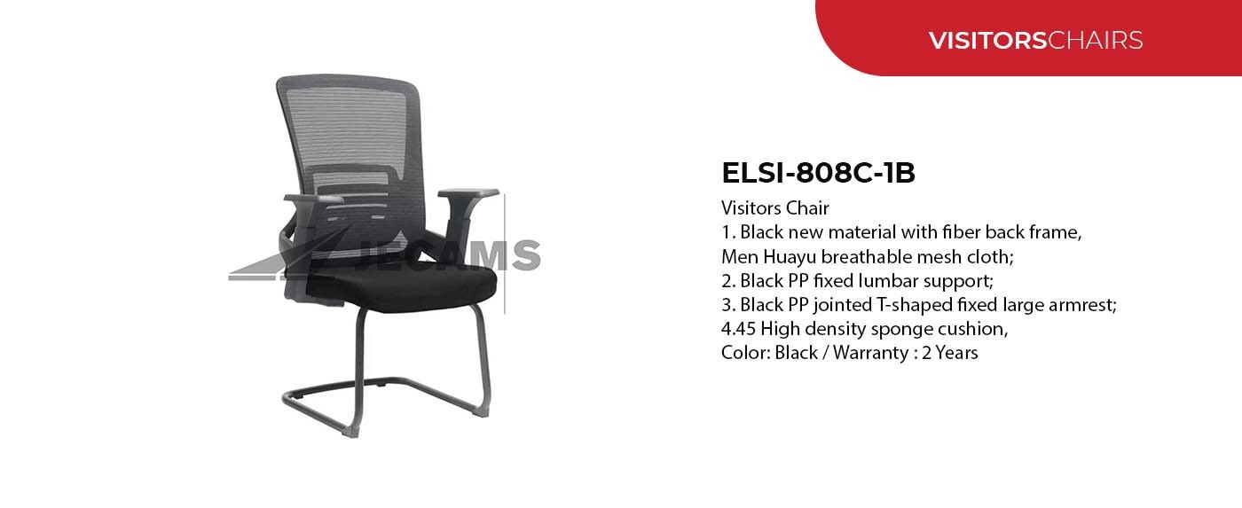 cushioned chair for visitors