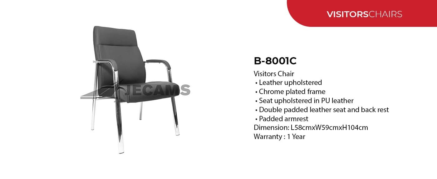 double padded seat visitors chair