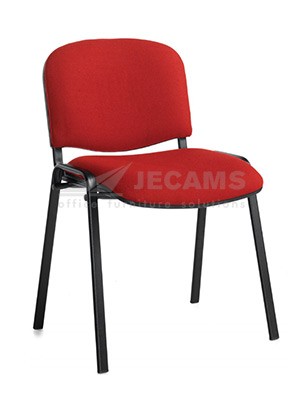 Visitor Chair In Red Fabric