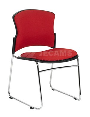 Upholstered Red Office Chair
