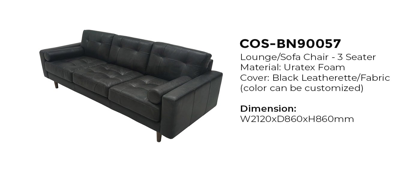 Black Lounge Sofa