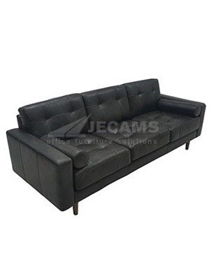 elegant black sofa