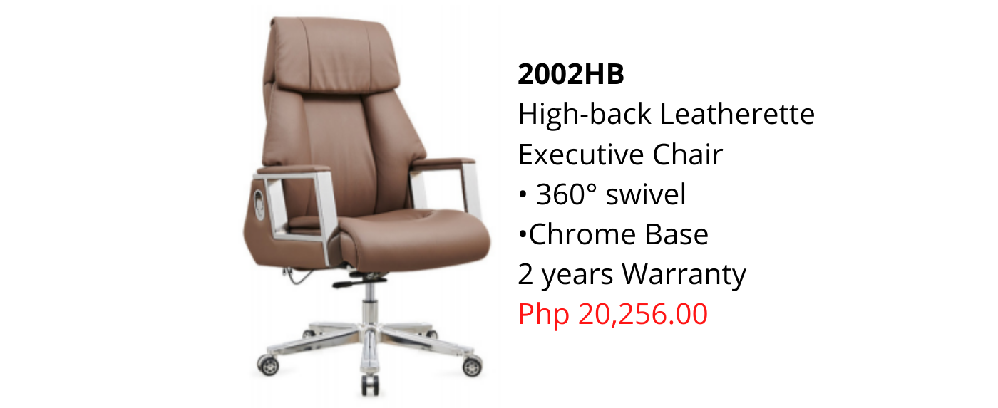 Brown executive chair price