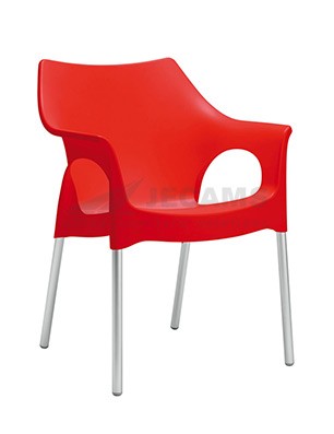 Red Single Plastic Chair