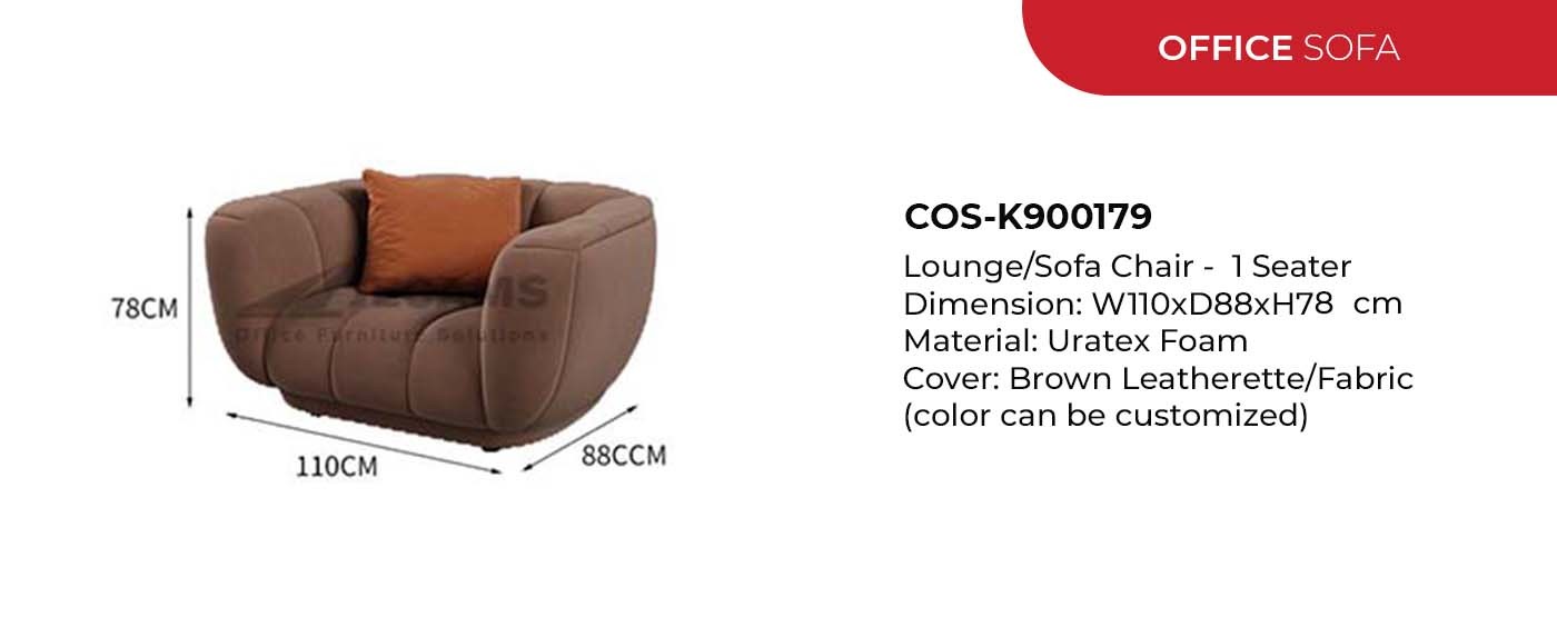 office sofa 1 seater
