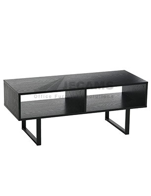 black center table