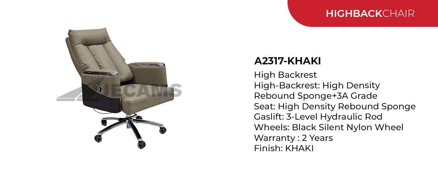 comfortable high back chair