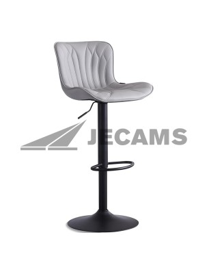 Ergonomic drafting chair with adjustable foot ring