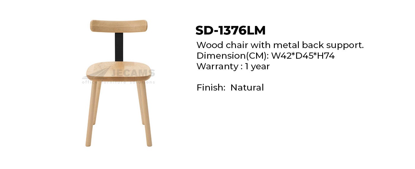 simple wood chair