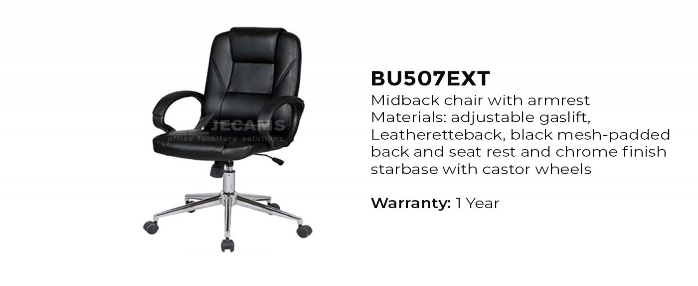 Mid Back Chair Adjustable
