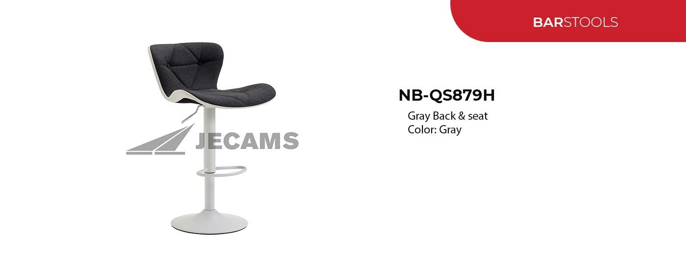 gray modern stool chair