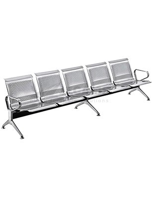 stainless steel waiting chair