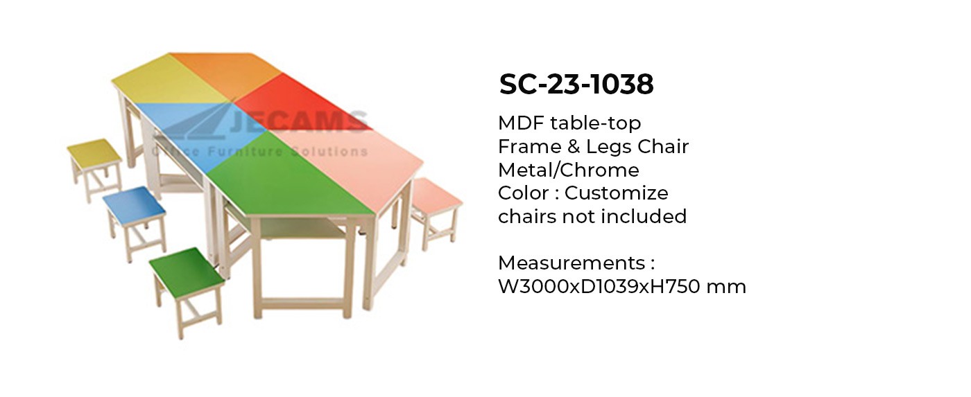 Color Customized Modern School Desk