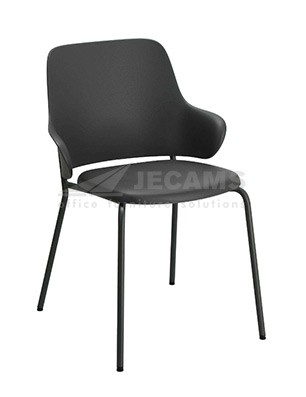 Black Grey Plastic Chair
