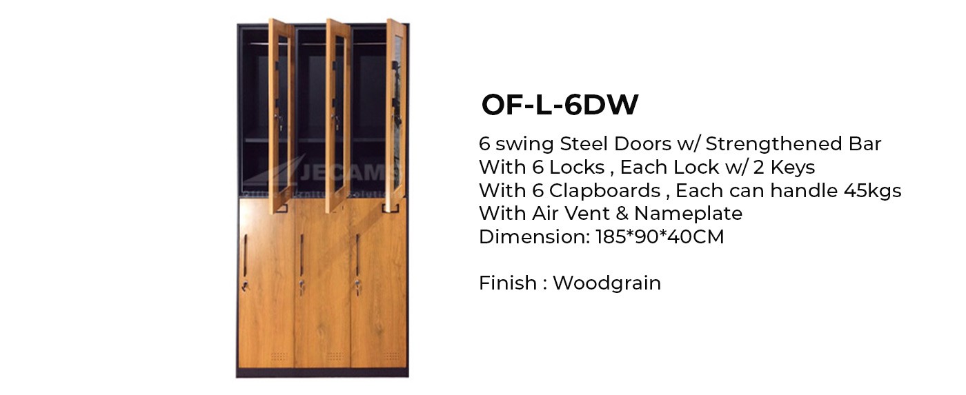 woodgrain steel cabinet